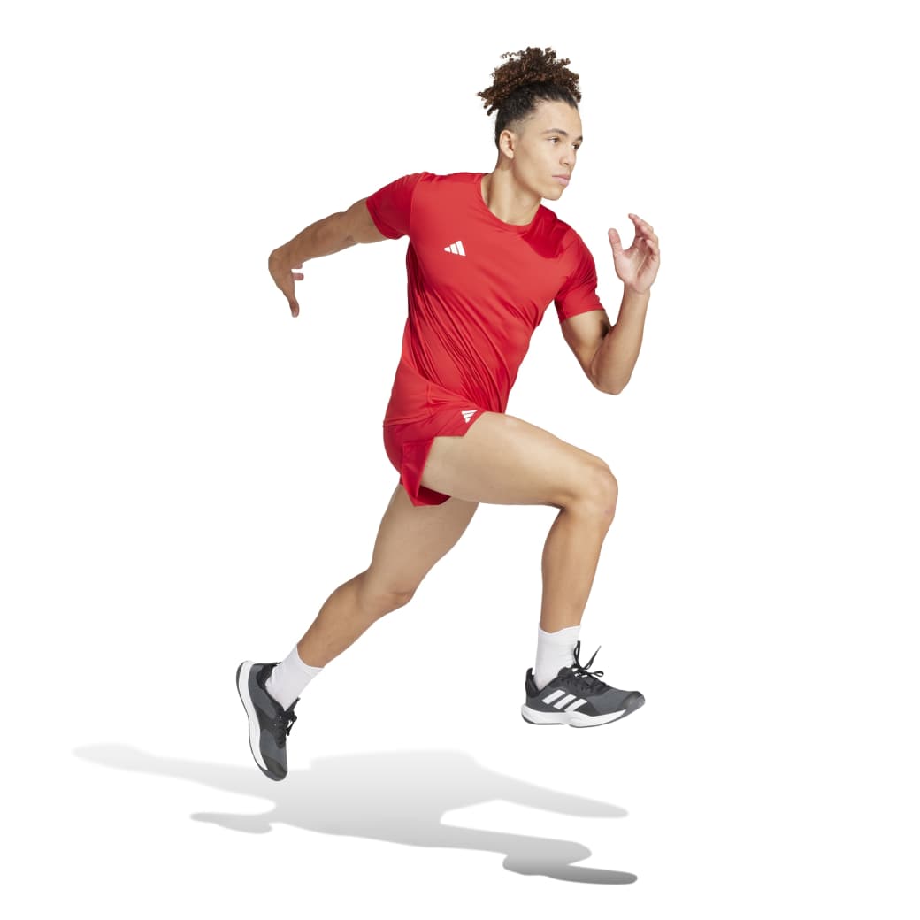 Adidas Camiseta IT1828 M ADIZERO ESSENTIALS Team Power Red 2 Poliester -6-